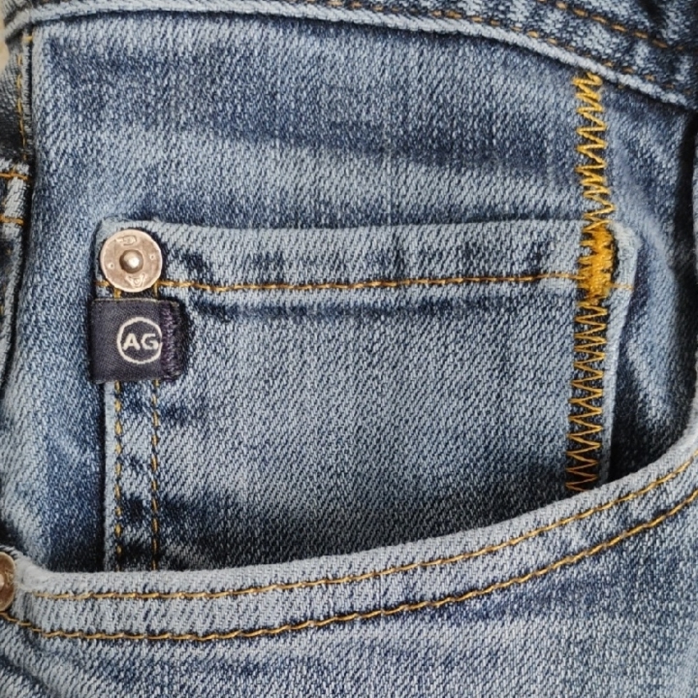 Ag Adriano Goldschmied Blue Slim Jeans - Picture 4 of 11